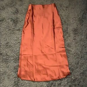 Princess Polly silk midi skirt